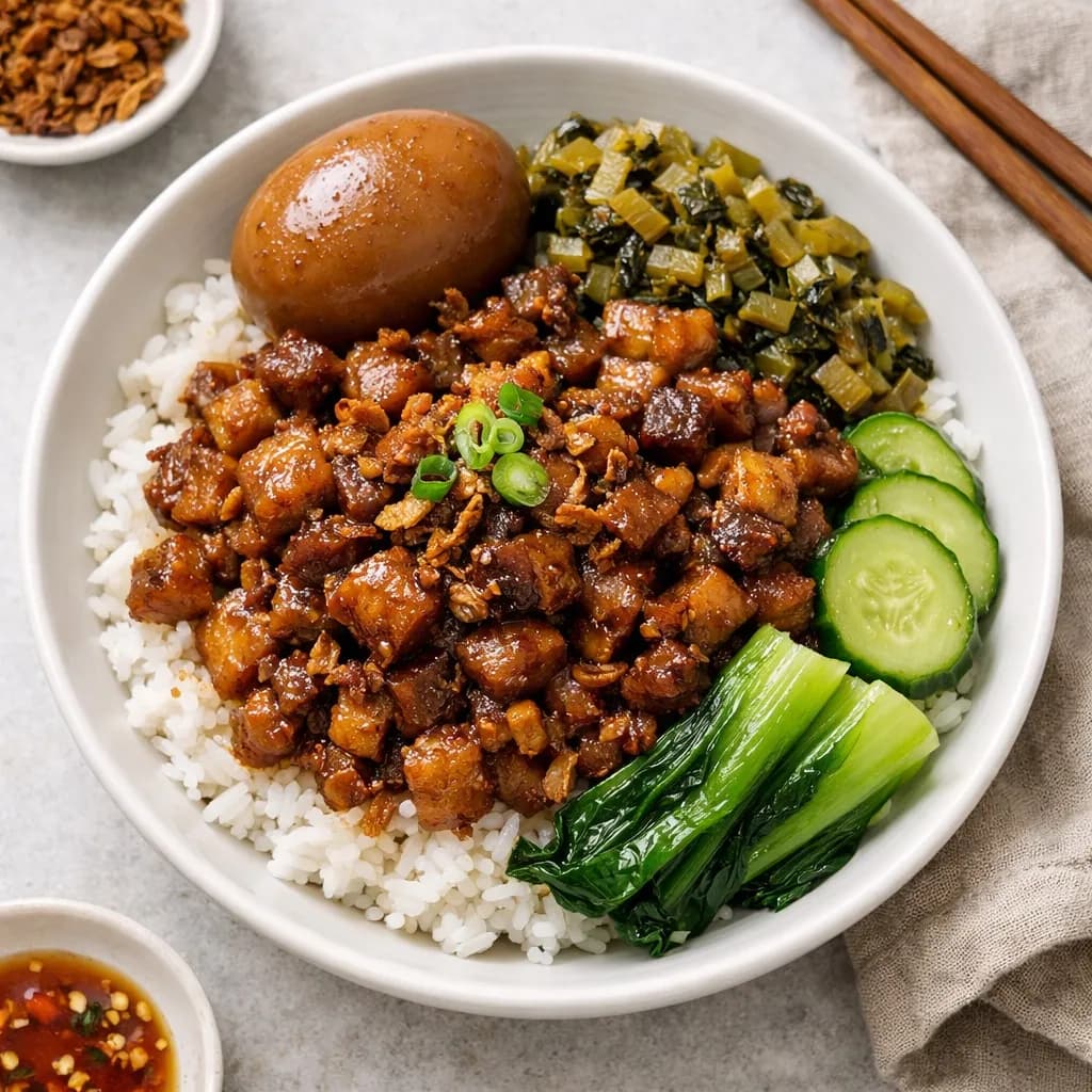 Taiwanese Braised Pork Rice